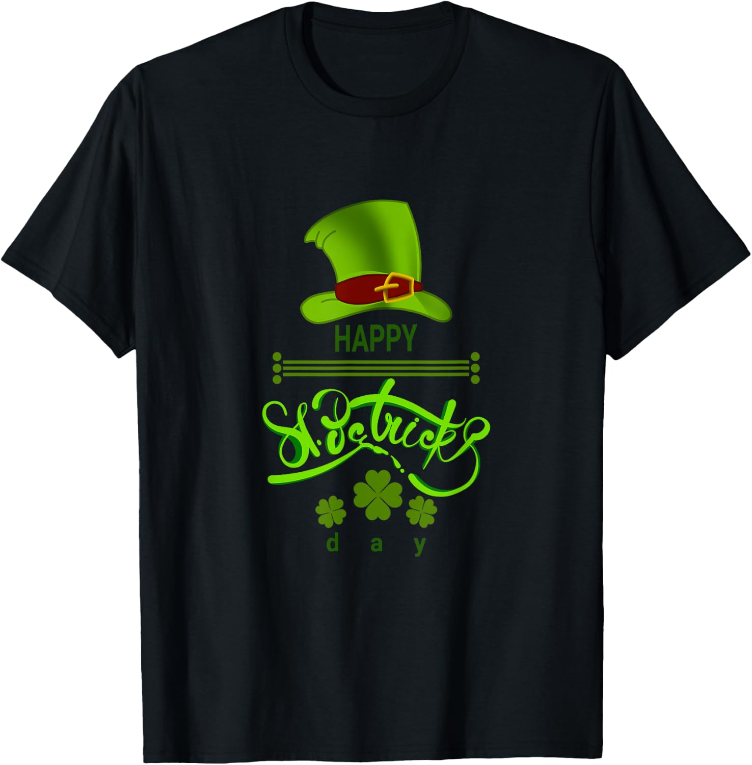 Happy St. Patrick's Day T-Shirt - T-Shirt | Black