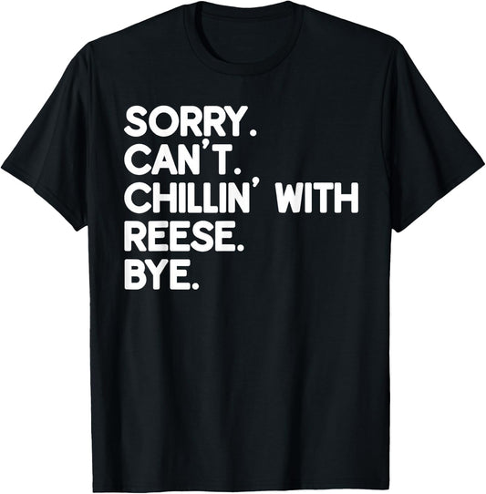 REESE First Name Funny Personalized Named Friend Of T-Shirt - T-Shirt | Black