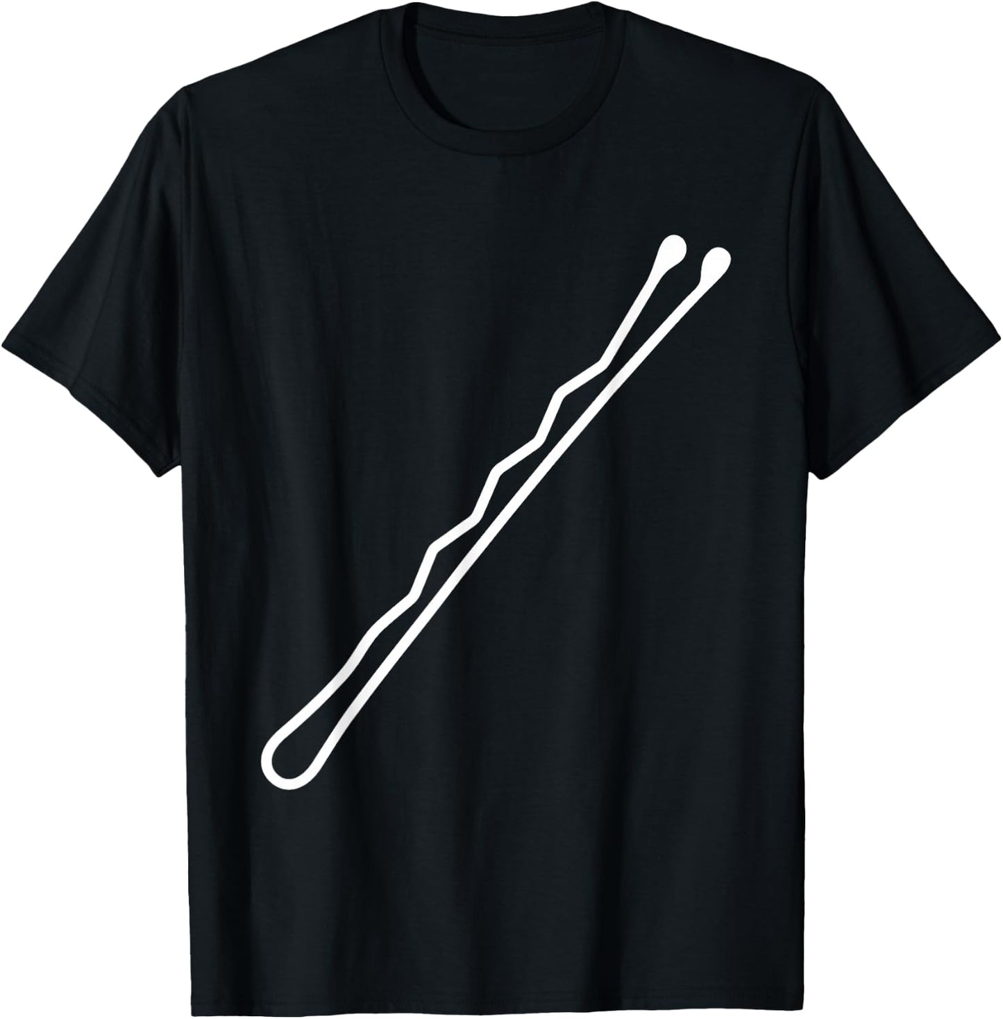 Bobby Pin Hairpin Hairdresser Hairstylist Beauty Salon Team T-Shirt - T-Shirt | Black
