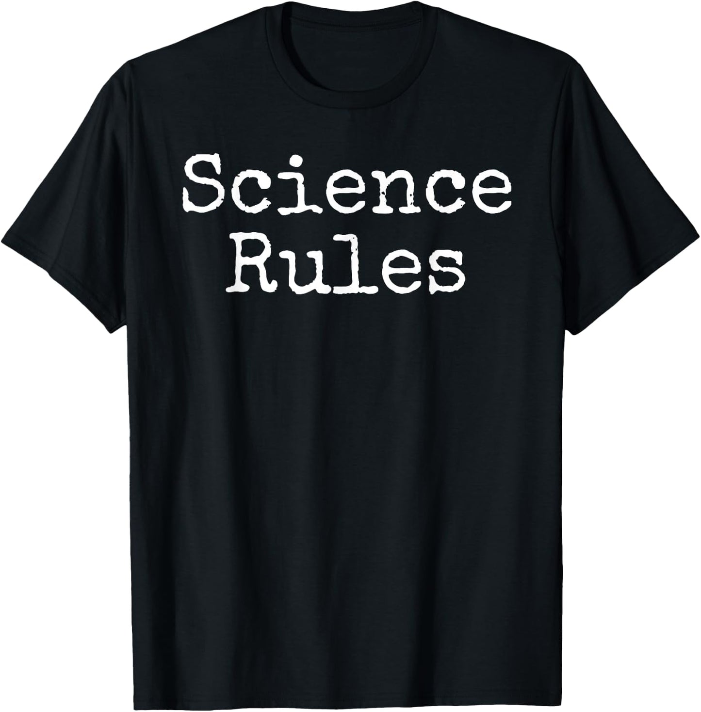 Science Rules Shirt Cute Scientist Science Shirt for Kids T-Shirt - T-Shirt | Black