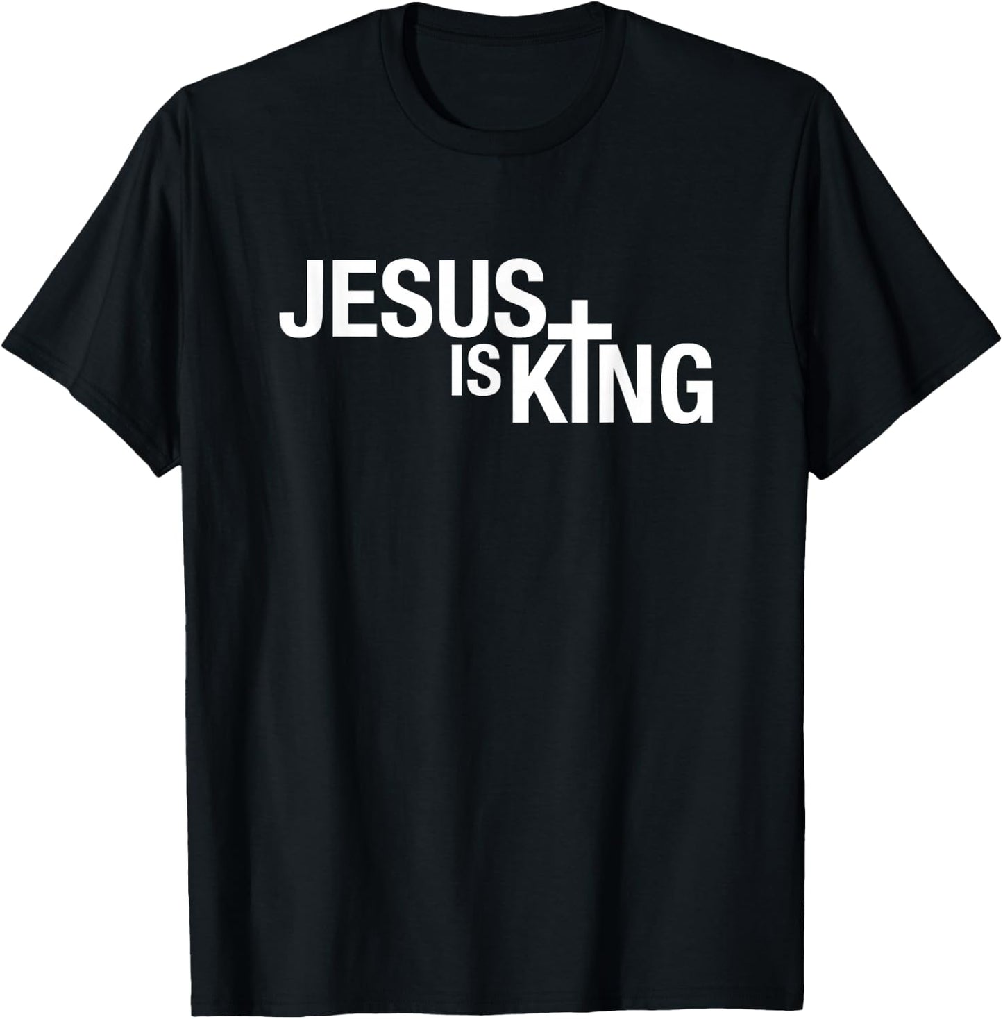 Jesus is King T-Shirt - T-Shirt | Black
