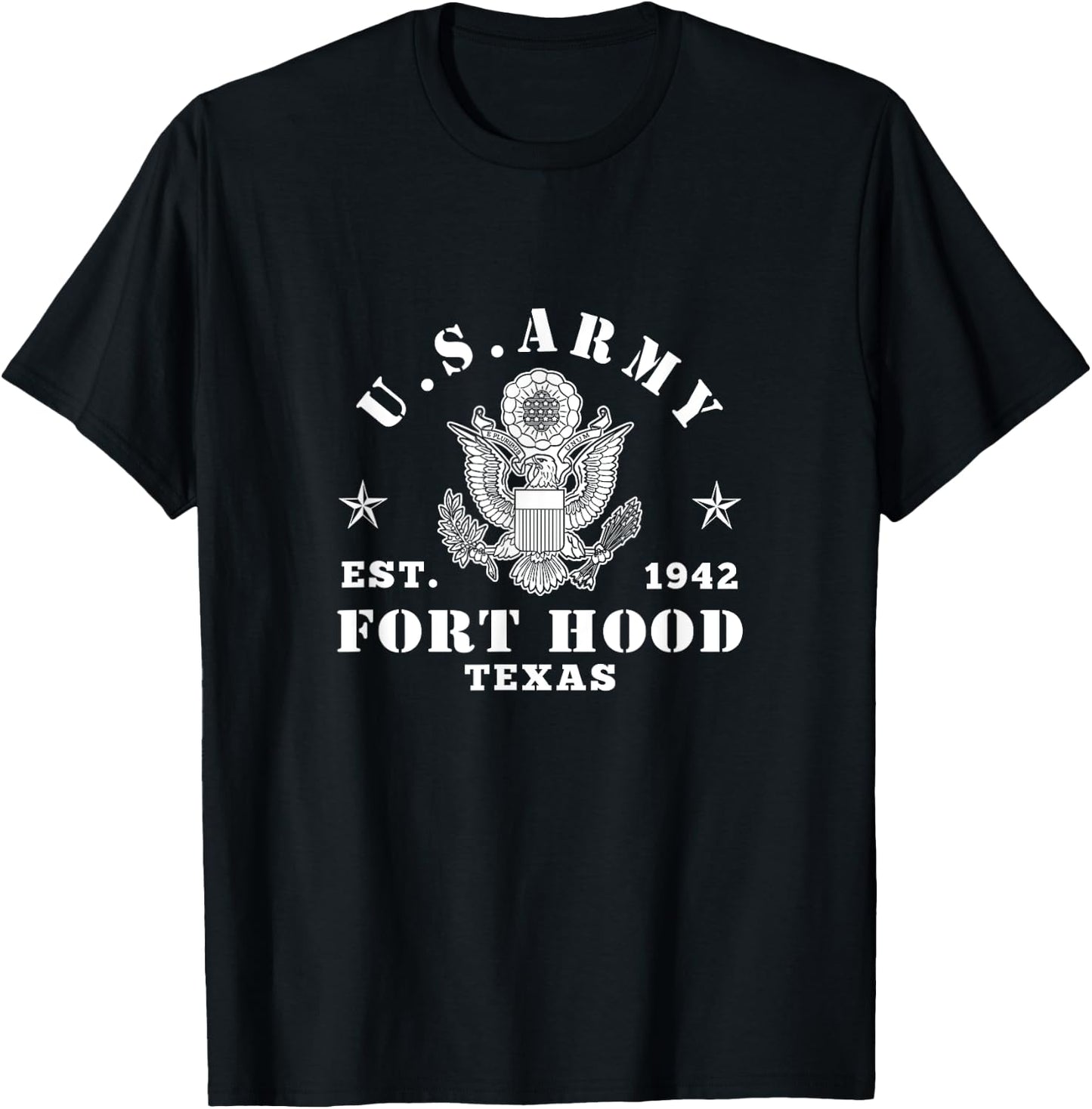 Fort Hood Texas US Army Base T-Shirt - T-Shirt | Black