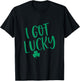 I Got Lucky Couple Matching Outfit 4 St. Patrick's Day T-Shirt - T-Shirt | Black