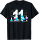 11 Year Old Kids Scientist 11th Birthday Kids Science T-Shirt - T-Shirt | Black
