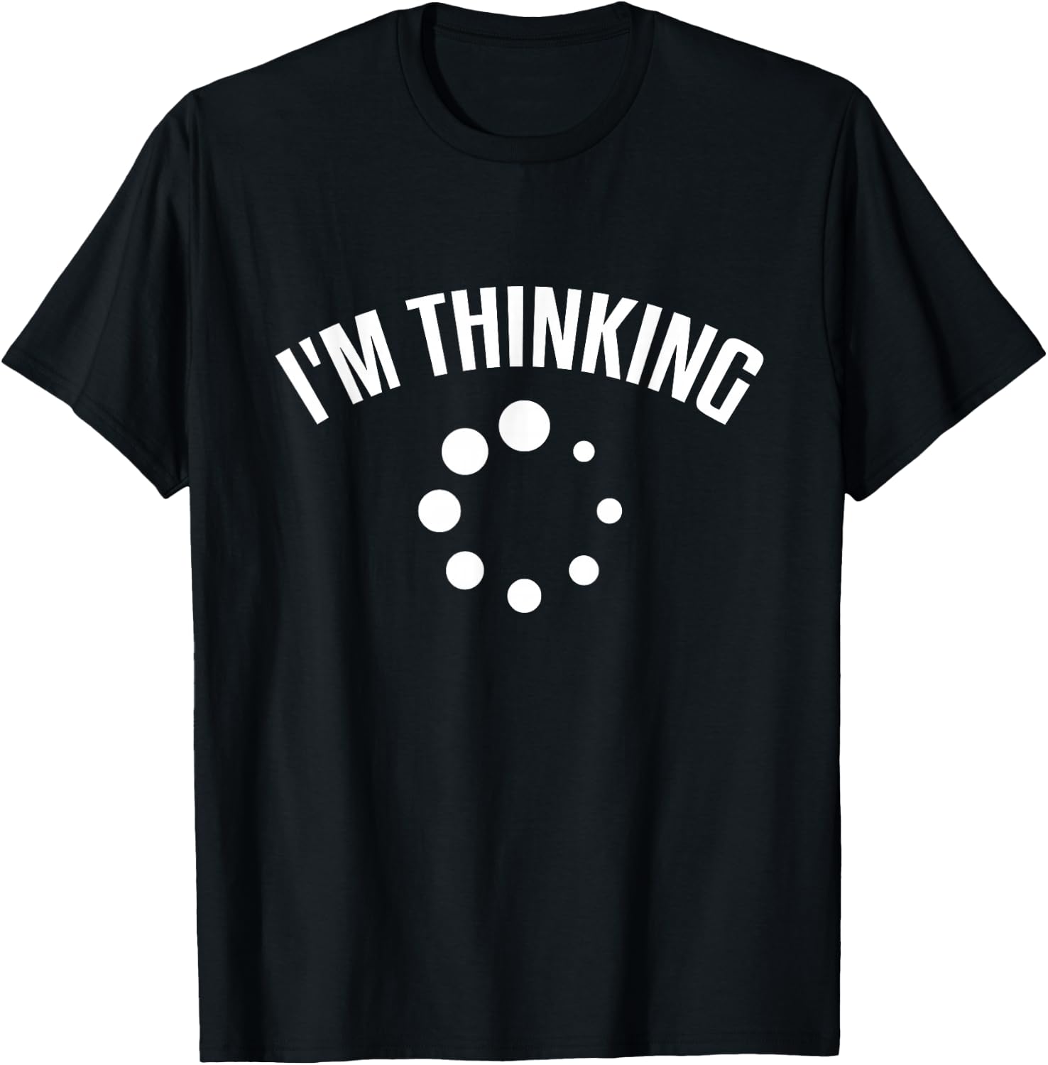 Computer Geek I'm Thinking Funny Programmer T-Shirt - T-Shirt | Black