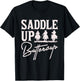 Saddle Up Buttercup Cowboy Cowgirl Southern Western T-Shirt - T-Shirt | Black
