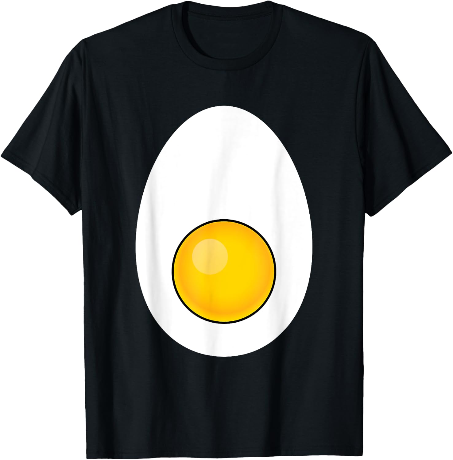 Funny Halloween Deviled Egg Costume Men Women Fun Egg T-Shirt - T-Shirt | Black