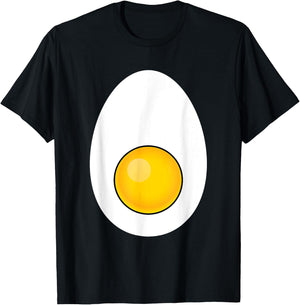 Funny Halloween Deviled Egg Costume Men Women Fun Egg T-Shirt - T-Shirt | Black