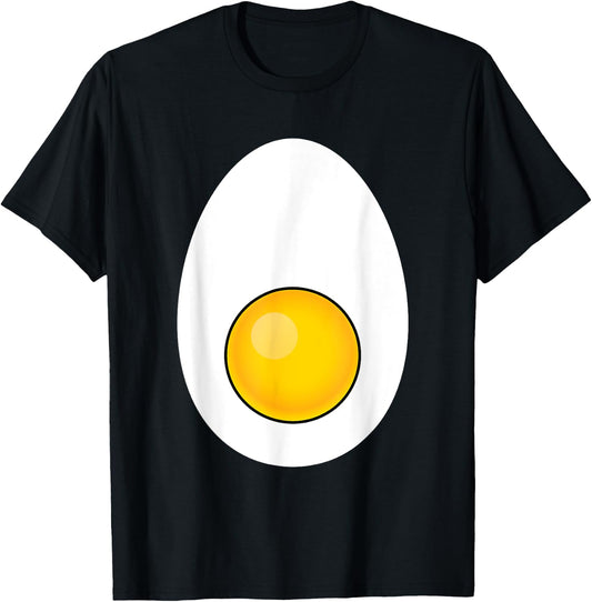 Funny Halloween Deviled Egg Costume Men Women Fun Egg T-Shirt - T-Shirt | Black