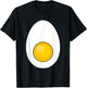 Funny Halloween Deviled Egg Costume Men Women Fun Egg T-Shirt - T-Shirt | Black
