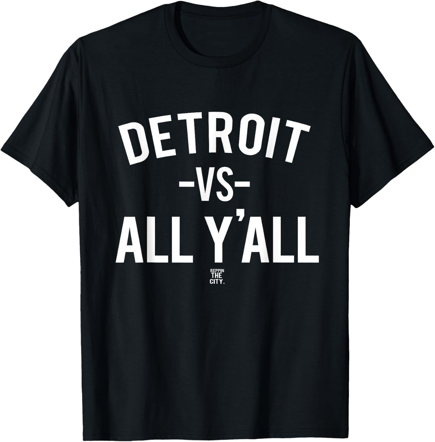 Detroit Versus All Yall T-Shirt - T-Shirt | Black