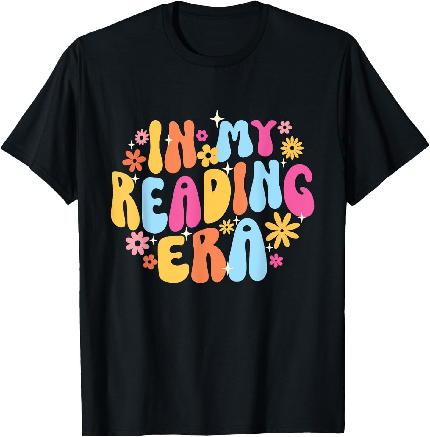 in My Reading Era - Book Lover Reading Bookworm Reader T-Shirt - T-Shirt | Black