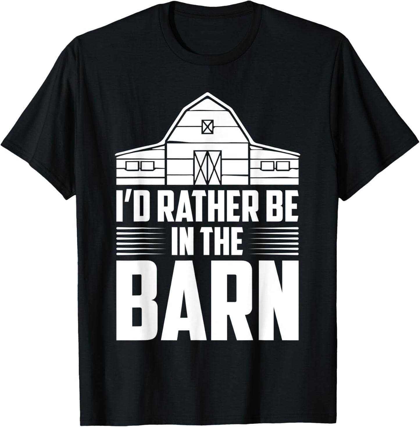 I’d rather be in the barn horse jockey lover derby game KY T-Shirt - T-Shirt | Black