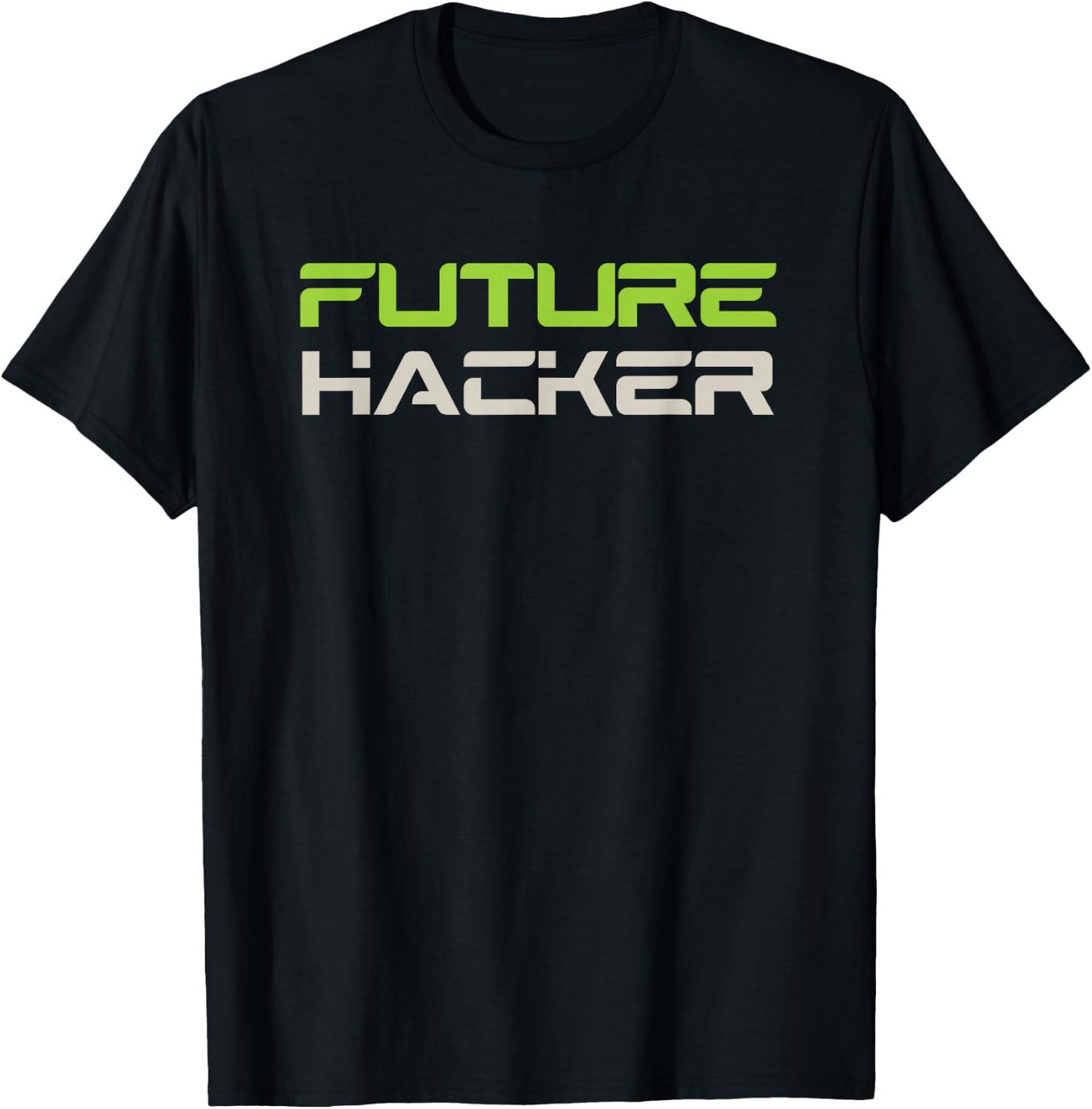 Future Hacker AI Quantum Computing T-Shirt - T-Shirt | Black
