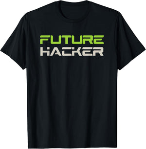 Future Hacker AI Quantum Computing T-Shirt - T-Shirt | Black