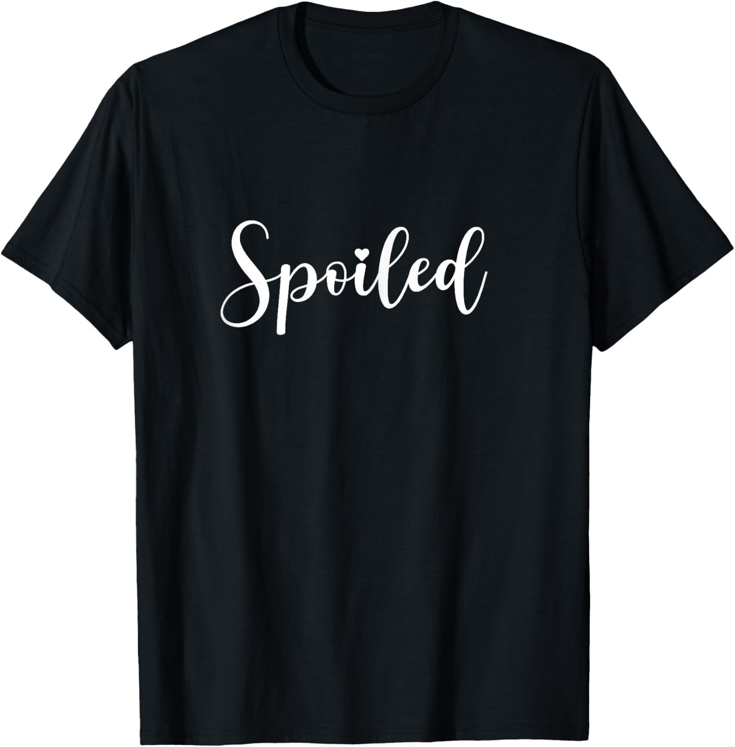 Spoiled Reason Why She's Spoiled Funny Matching Couples T-Shirt - T-Shirt | Black