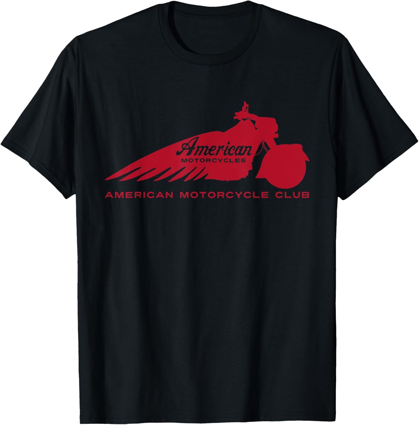 Vintage American Motorcycle Club Men Women Teens Youth Gift T-Shirt - T-Shirt | Black