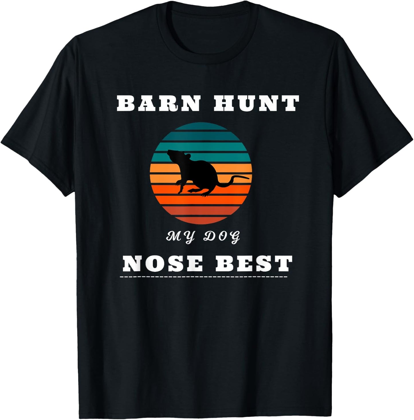 Barn Hunt Canine Rat Hunting Training Gear Teamwork T-Shirt - T-Shirt | Black