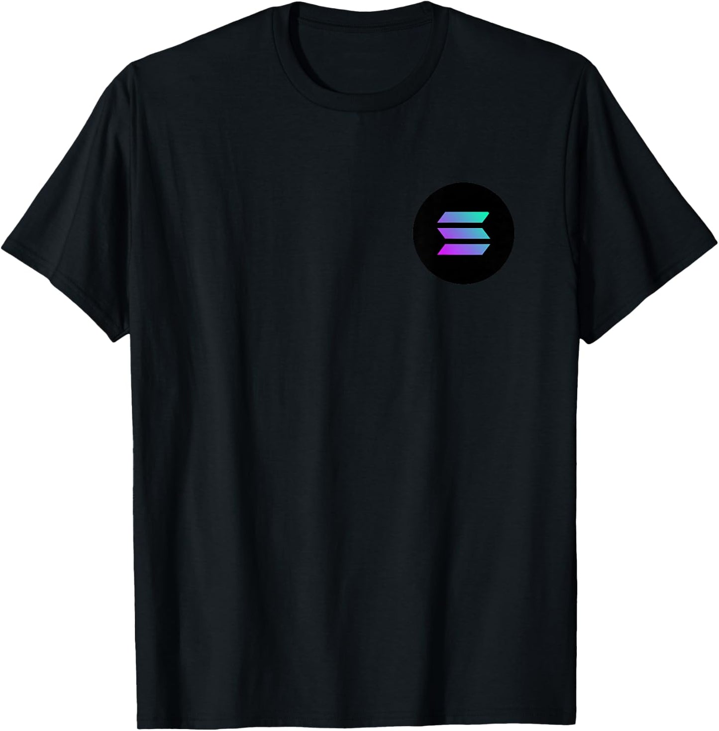 Solana Splendor: Embracing the Future of Blockchain T-Shirt - T-Shirt | Black
