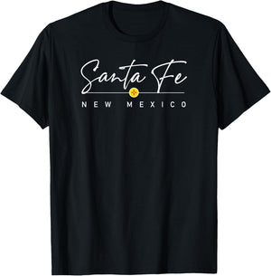 Santa Fe, New Mexico T-Shirt - T-Shirt | Black