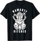 Funny Yoga Humor Namaste Bitches T-Shirt - T-Shirt | Black