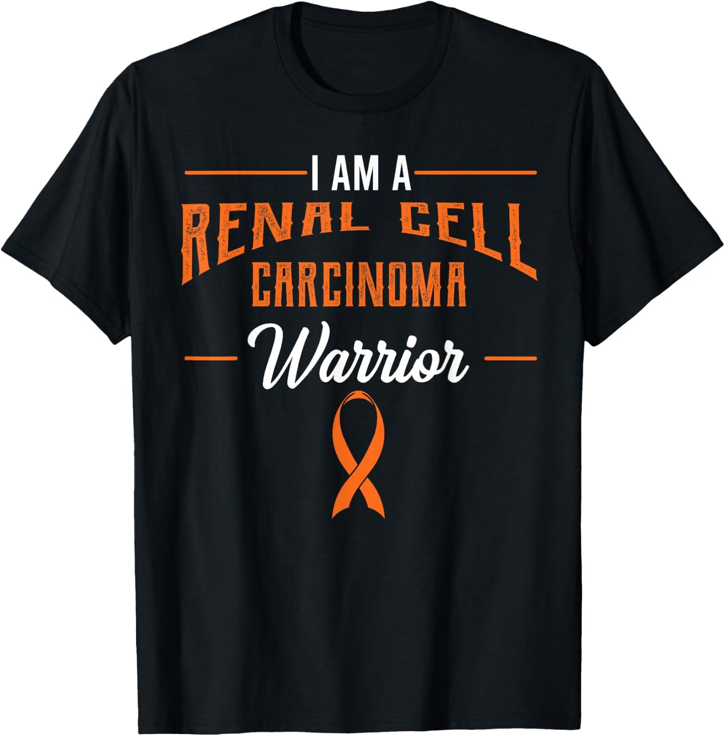 Renal Cell Carcinoma Awareness RCC Hypernephroma Warrior T-Shirt - T-Shirt | Black