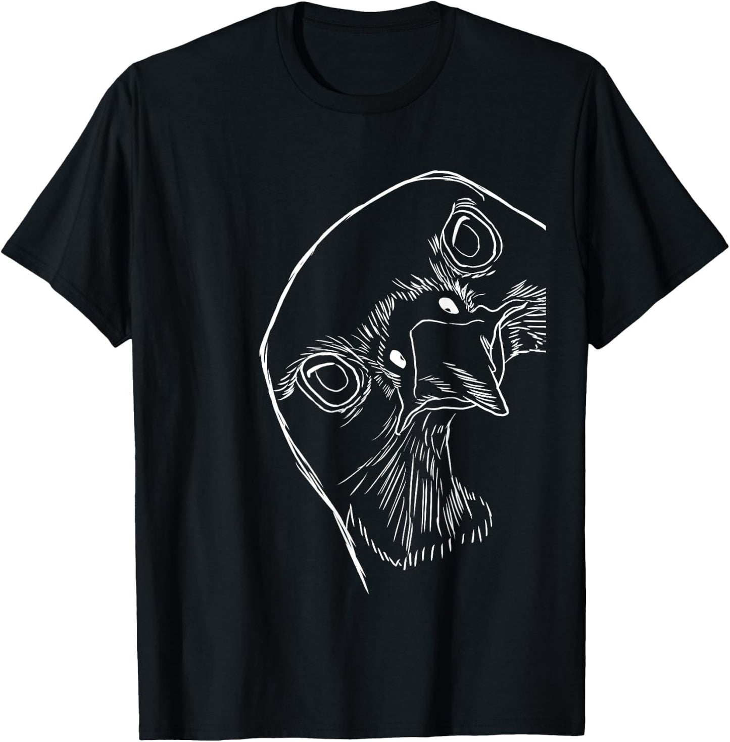 Funny Bird Peregrine Falcon T-Shirt - T-Shirt | Black