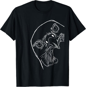 Funny Bird Peregrine Falcon T-Shirt - T-Shirt | Black