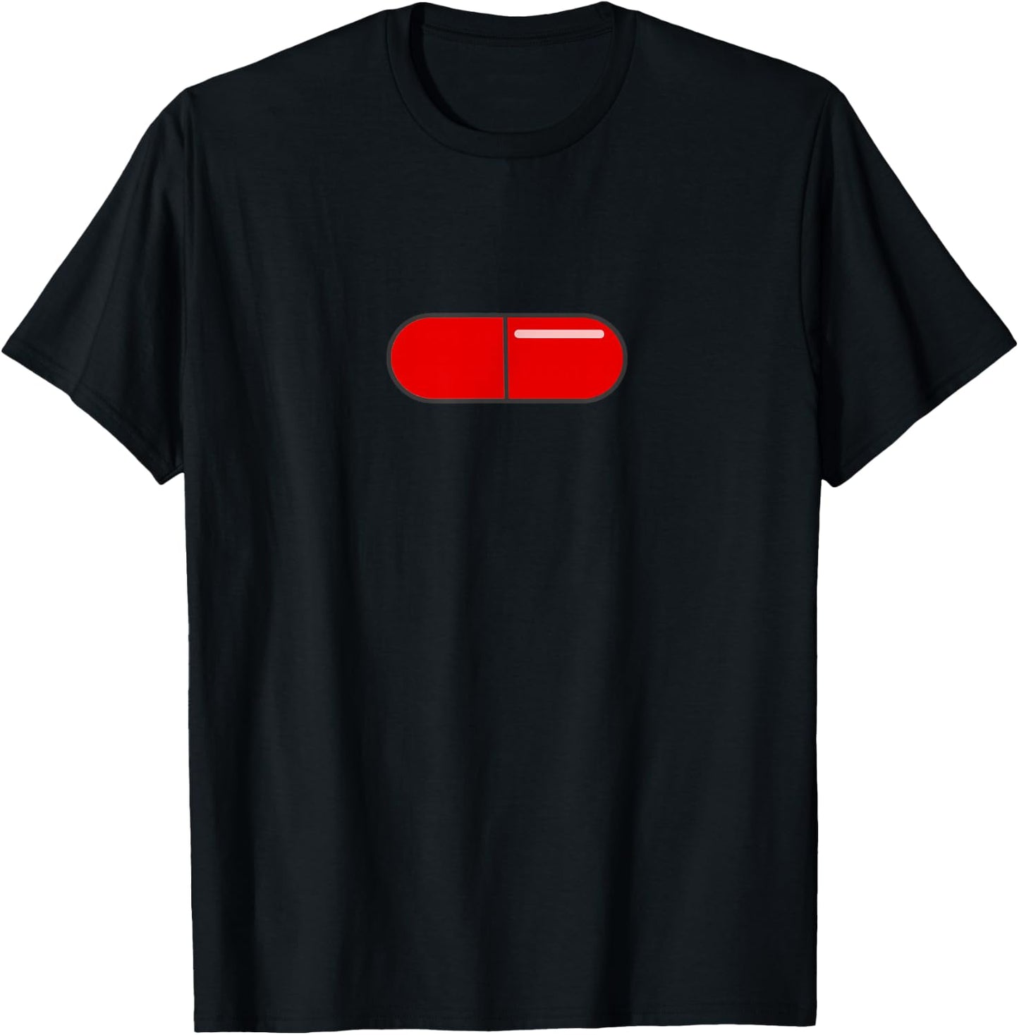 Funny MGTOW Red Pill Capsule Men's Rights Simple T-Shirt - T-Shirt | Black