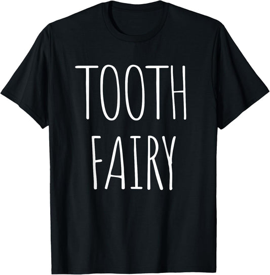 Tooth Fairy Costume Cute Halloween Idea T-Shirt - T-Shirt | Black