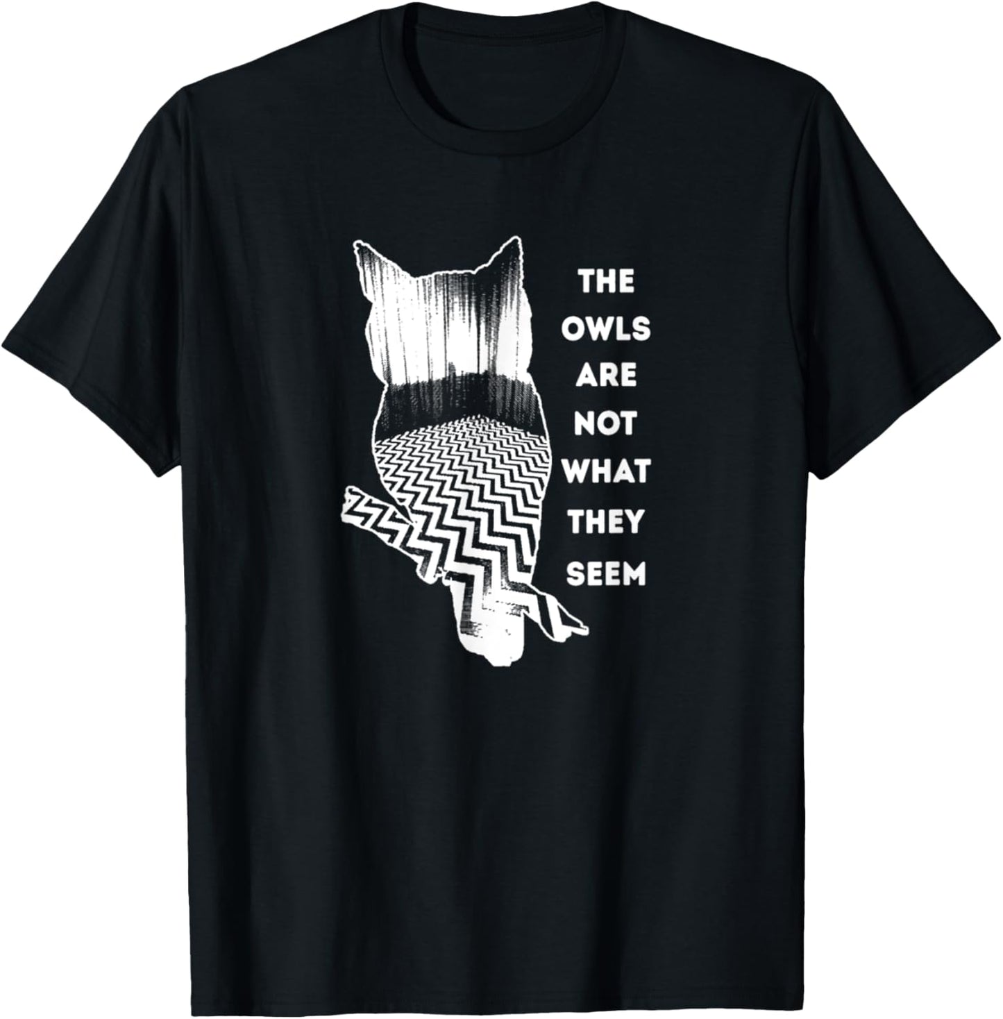 The owls are not what they seem T-Shirt - T-Shirt | Black