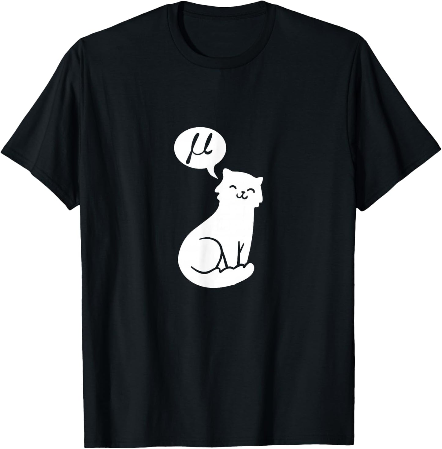 Mu Cat T-Shirt - T-Shirt | Black
