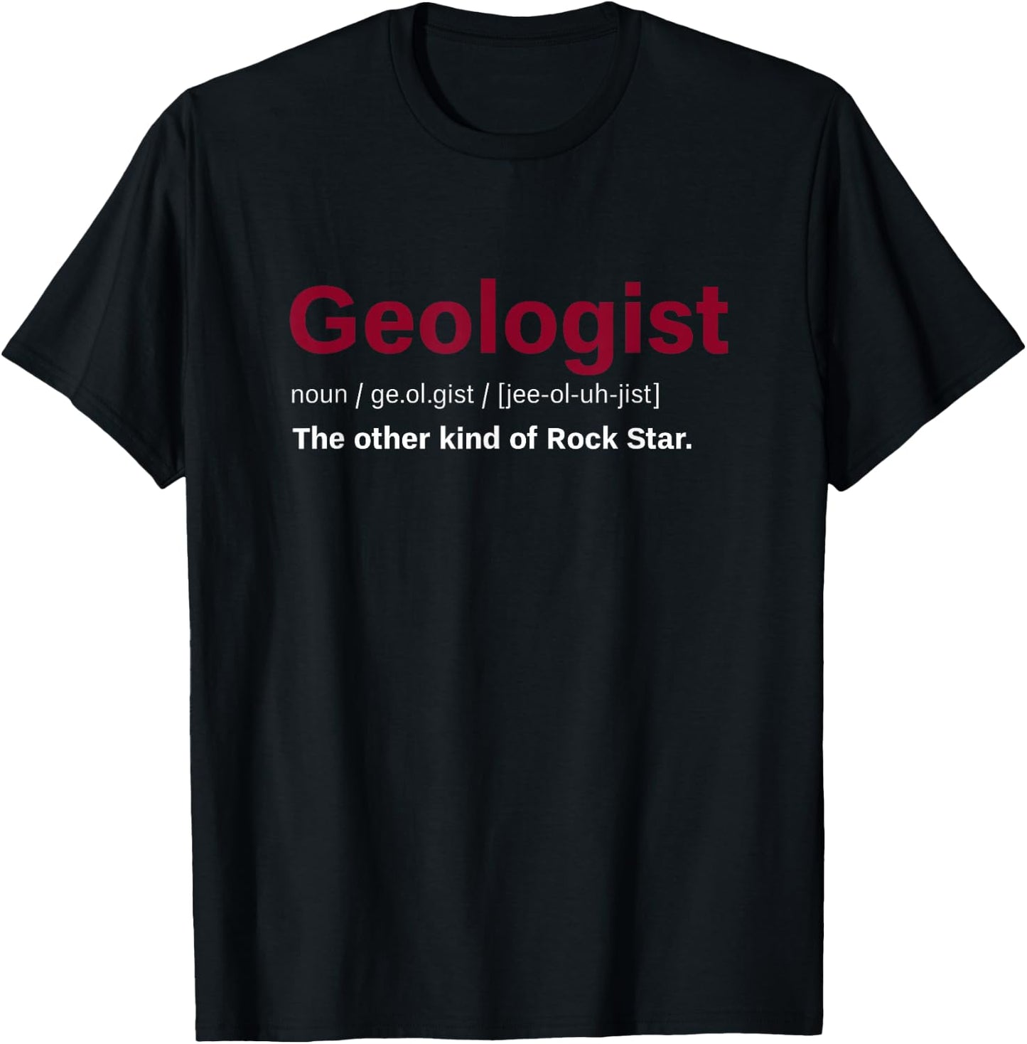 Paleontologist Rock Science Gift Funny Geology T-Shirt - T-Shirt | Black