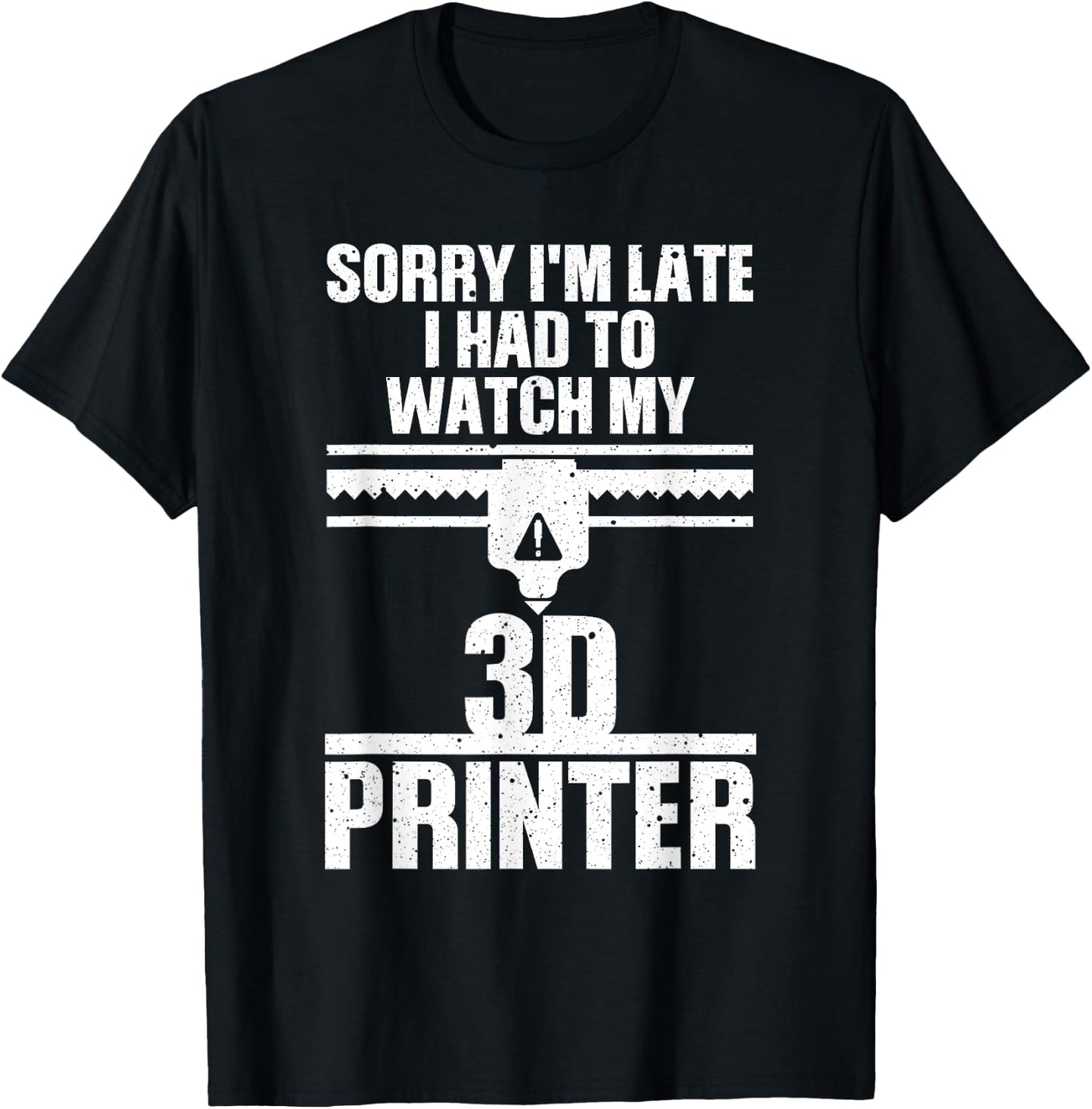Funny 3D Printing Designs Women 3D Printer Workers T-Shirt - T-Shirt | Black