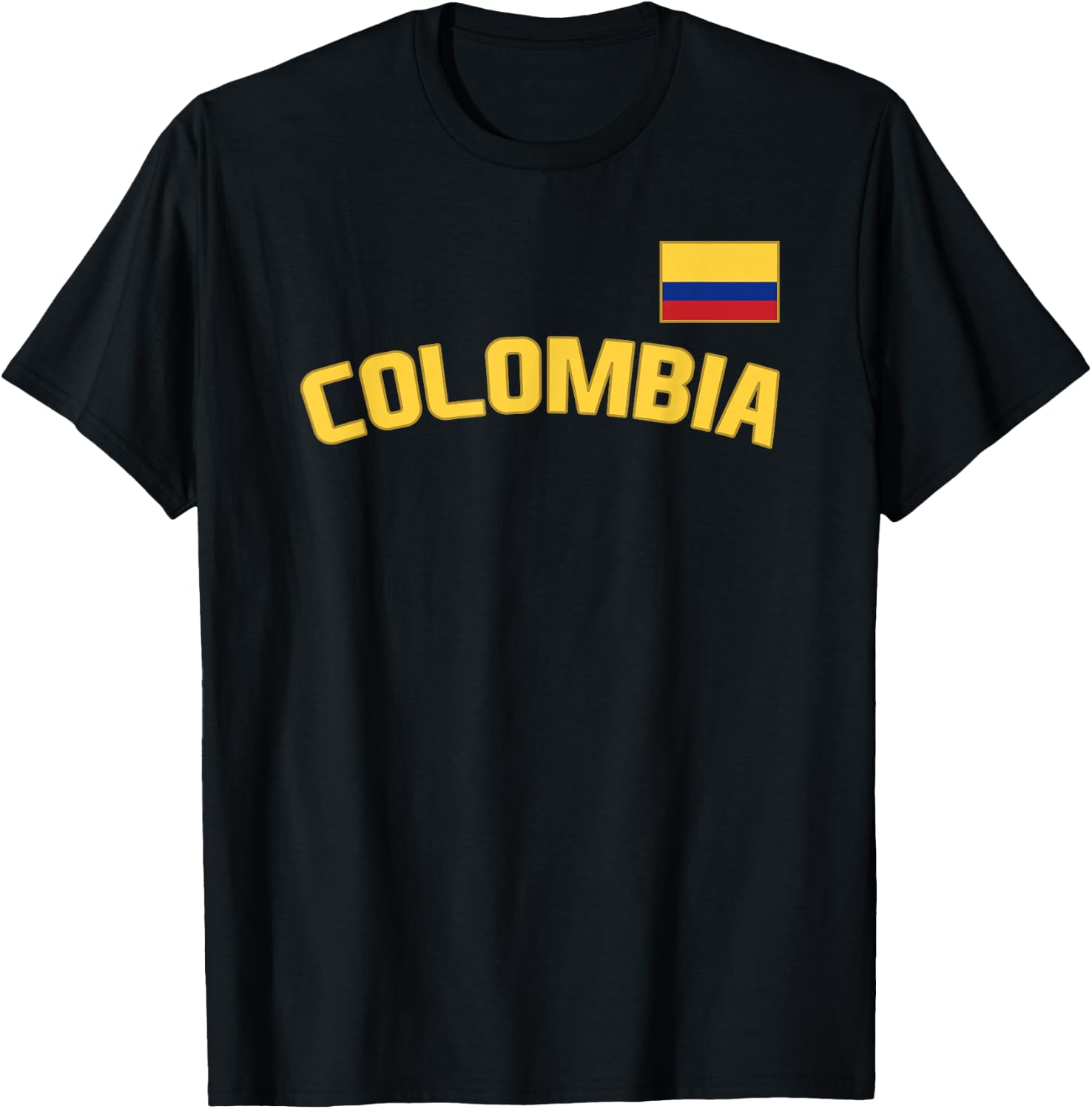 Colombia Flag Colombian Pride International Country T-Shirt - T-Shirt | Black