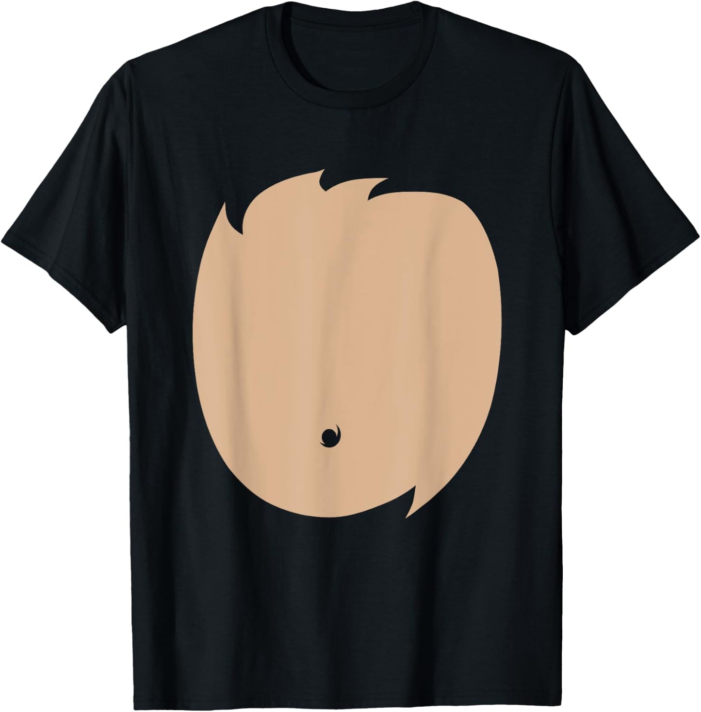 Funny Monkey Chest Easy Halloween Costume T-Shirt - T-Shirt | Black