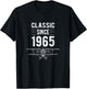 Classic 1965 Airplane Aviation 60 Year Old 60th Birthday T-Shirt - T-Shirt | Black