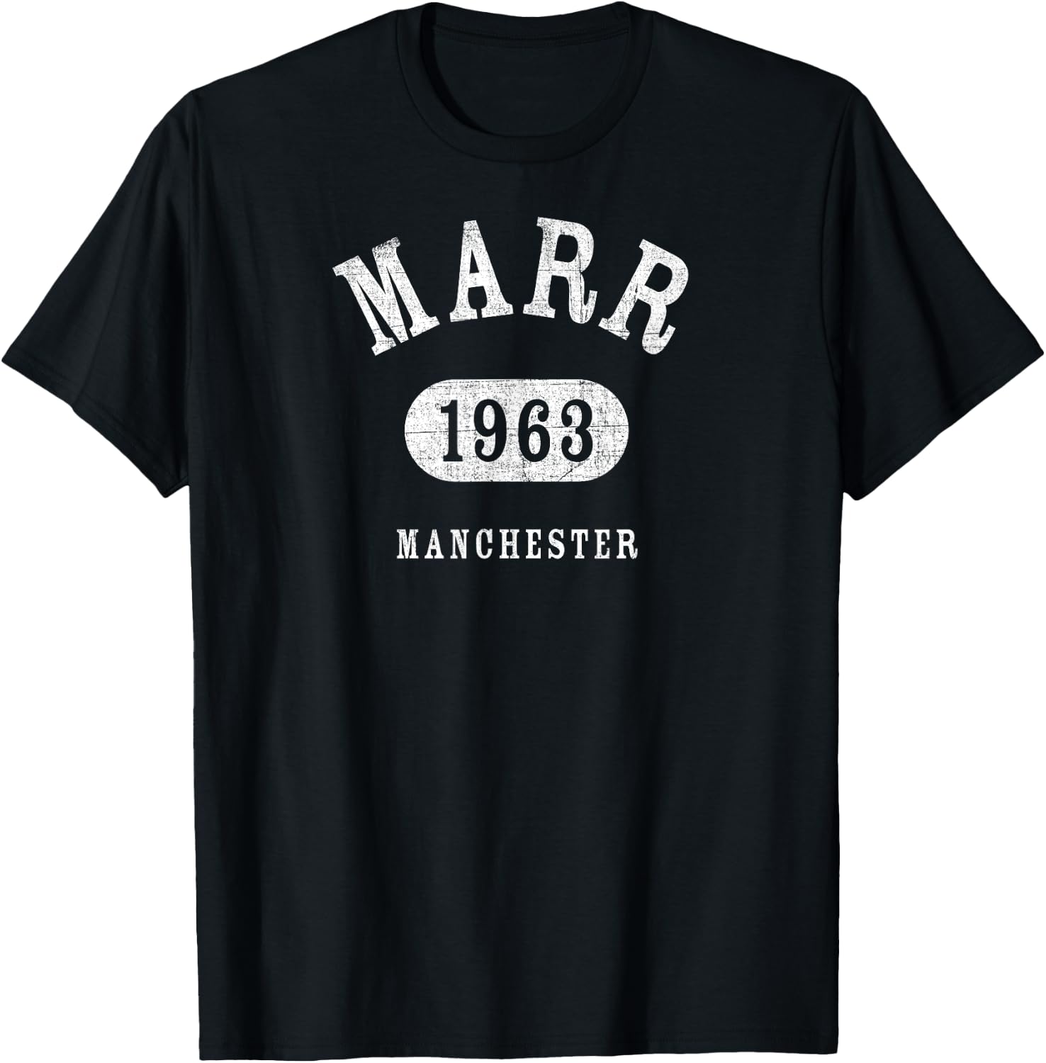 MARR Athletic Design With Details T-Shirt - T-Shirt | Black