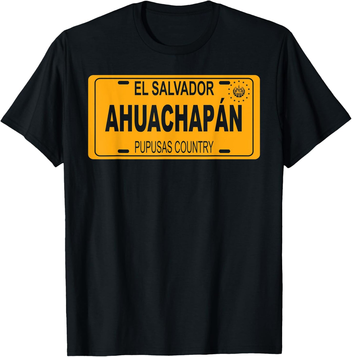 Ahuachapan El Salvador Pupusas Country T-Shirt - T-Shirt | Black