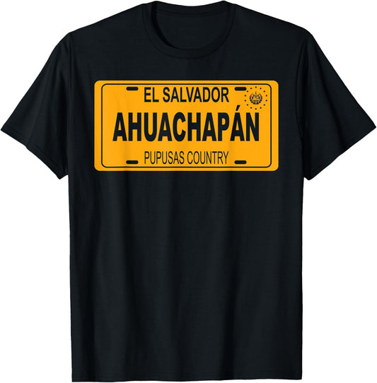 Ahuachapan El Salvador Pupusas Country T-Shirt - T-Shirt | Black