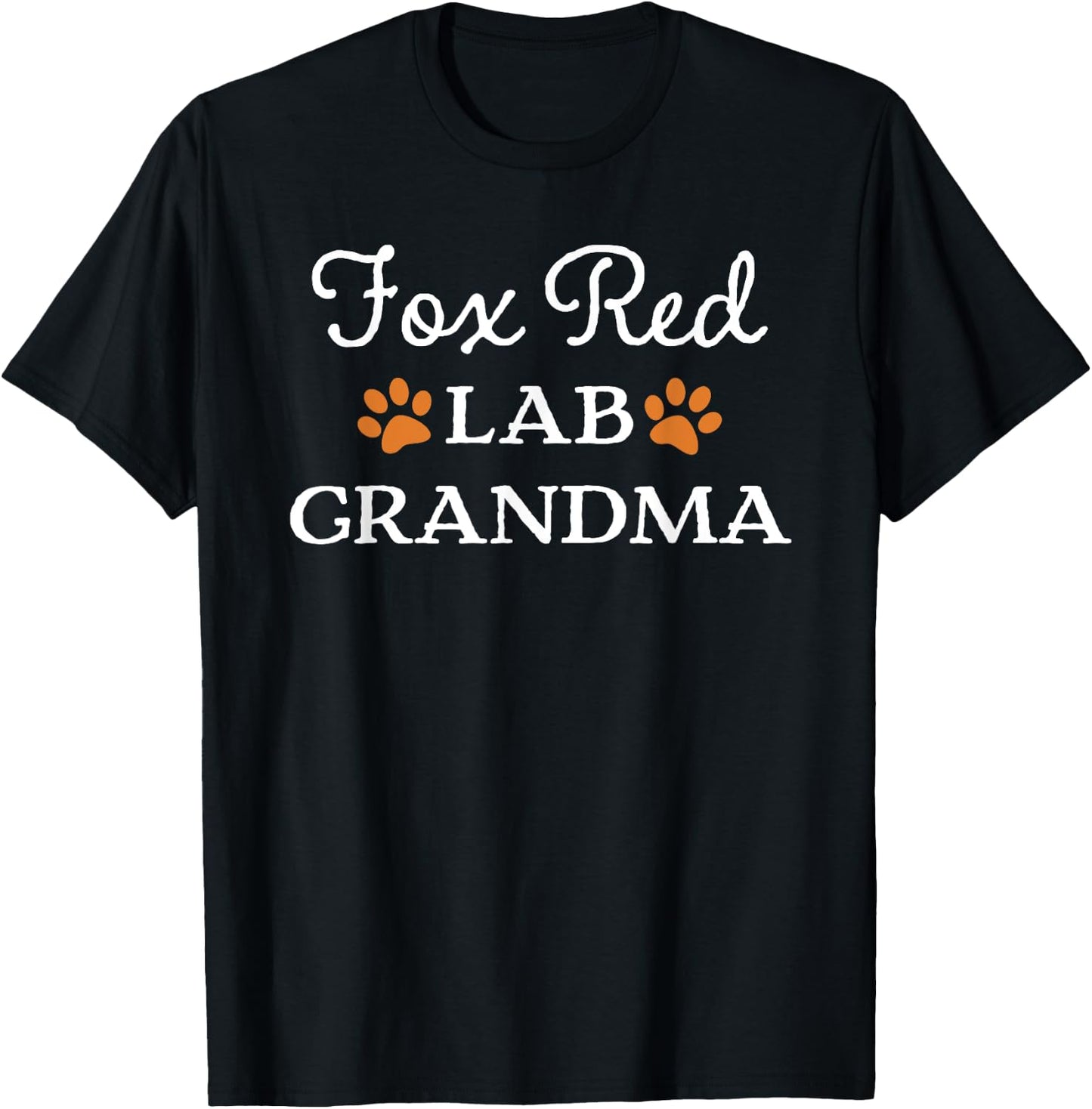 Fox Red Lab Grandma Labrador Retriever T-Shirt - T-Shirt | Black