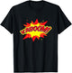 KABOOM Pop Art Comic Book Speech Bubbles Street Graffiti Art T-Shirt - T-Shirt | Black