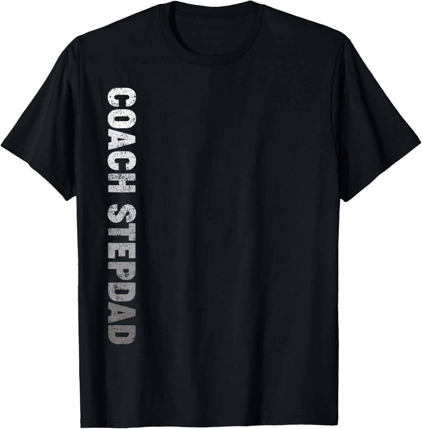 Funny Sports Lover Coach Stepdad Father's Day T-Shirt - T-Shirt | Black