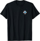 Surfing Front & Back Print Vintage Retro 70's Surf Art T-Shirt - T-Shirt | Black
