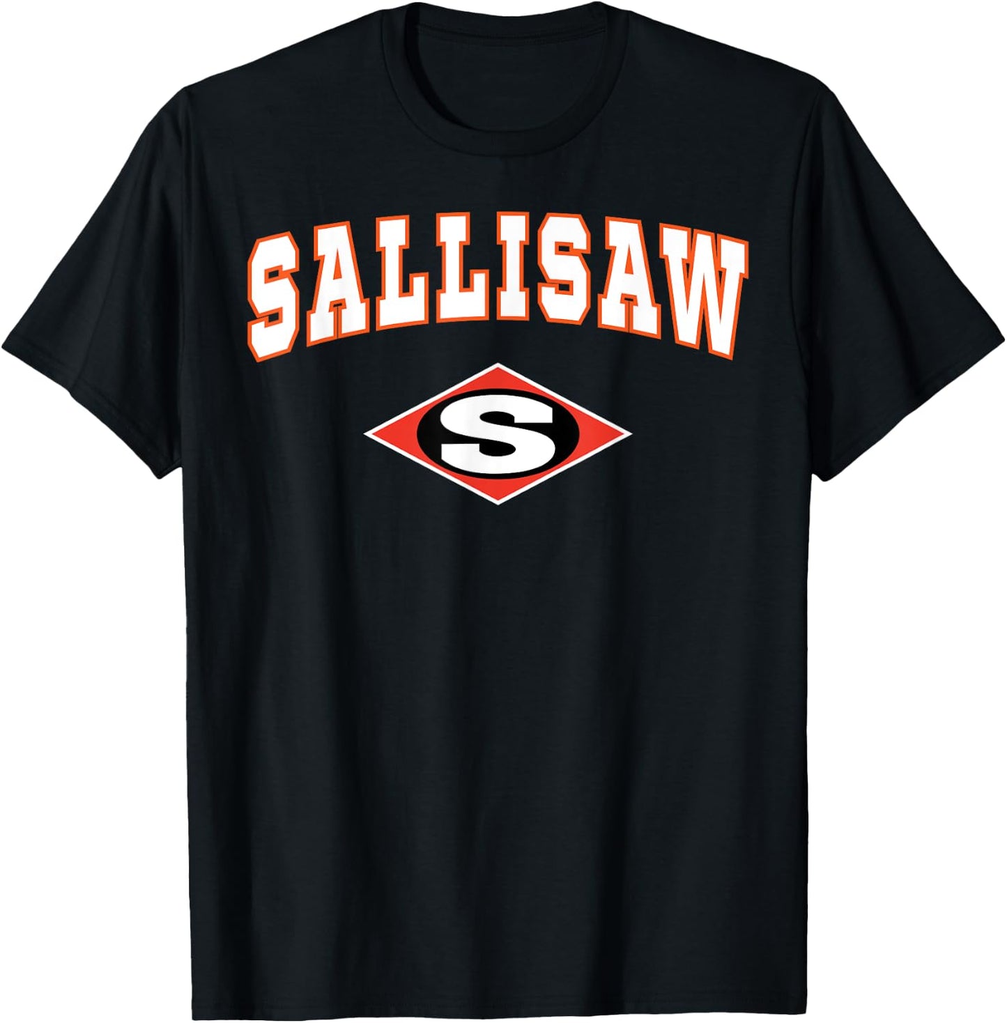 Sallisaw High School Black Diamonds C2 T-Shirt - T-Shirt | Black