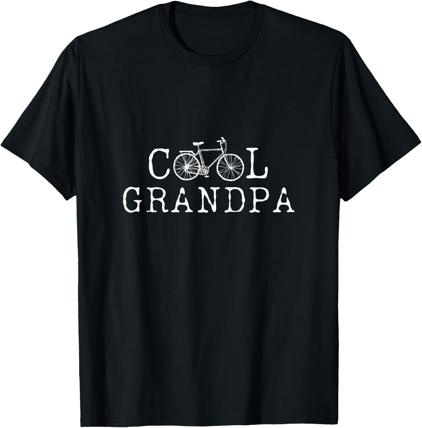 Cool Grandpa Bicycle Grandpa Cycling Grandpa Bike T-Shirt - T-Shirt | Black
