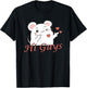 Hi Guys, Sweet Mouse And Fun Get To Know You Party T-Shirt - T-Shirt | Black