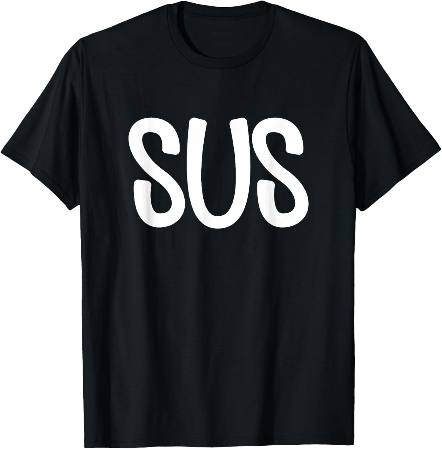 Gaming Meme Impostor Kinda Sus Video Gamer Gift T-Shirt - T-Shirt | Black
