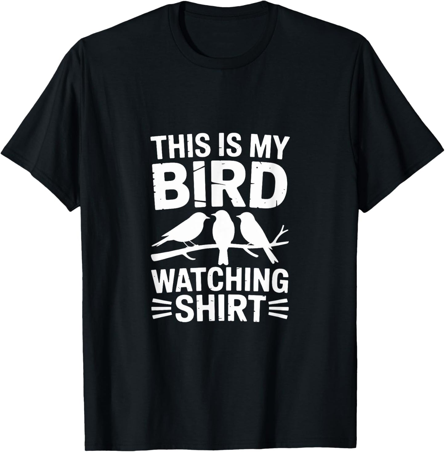 This Is My Birding Birdwatcher Bird Lover T-Shirt - T-Shirt | Black