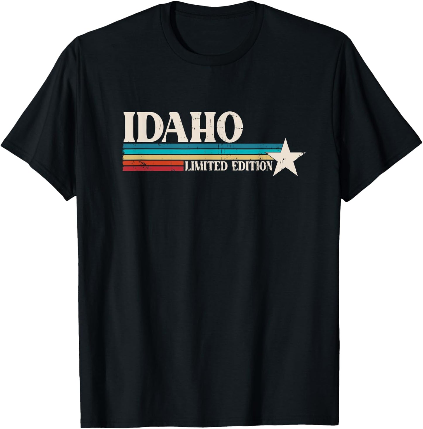 Idaho Retro T-Shirt - T-Shirt | Black